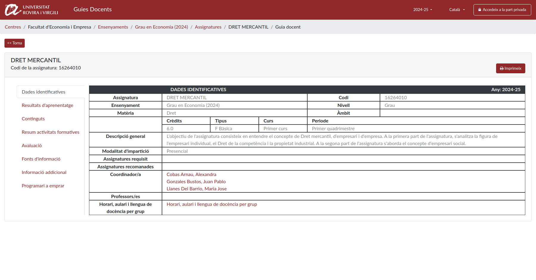 Guia docent en format GUIDO
